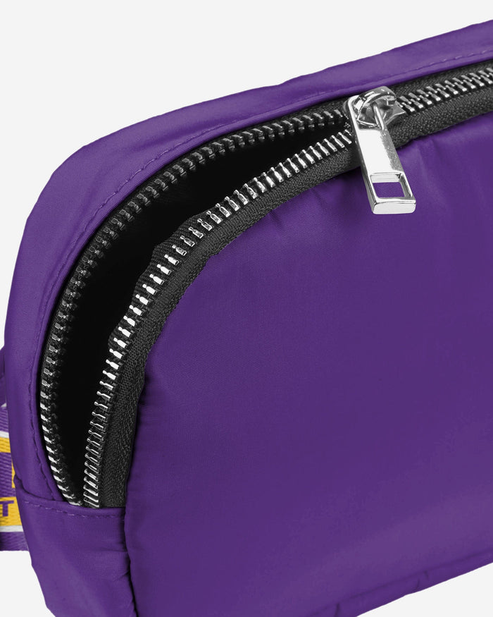 LSU Tigers Team Wordmark Crossbody Belt Bag FOCO - FOCO.com