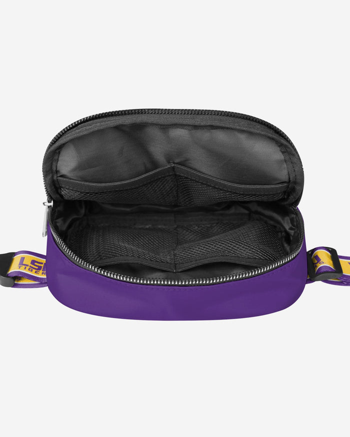 LSU Tigers Team Wordmark Crossbody Belt Bag FOCO - FOCO.com