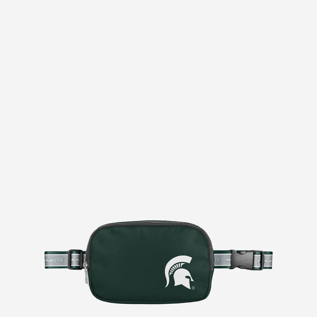 Michigan State Spartans Team Wordmark Crossbody Belt Bag FOCO - FOCO.com