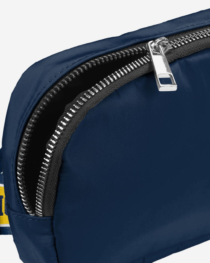 Michigan Wolverines Team Wordmark Crossbody Belt Bag FOCO - FOCO.com