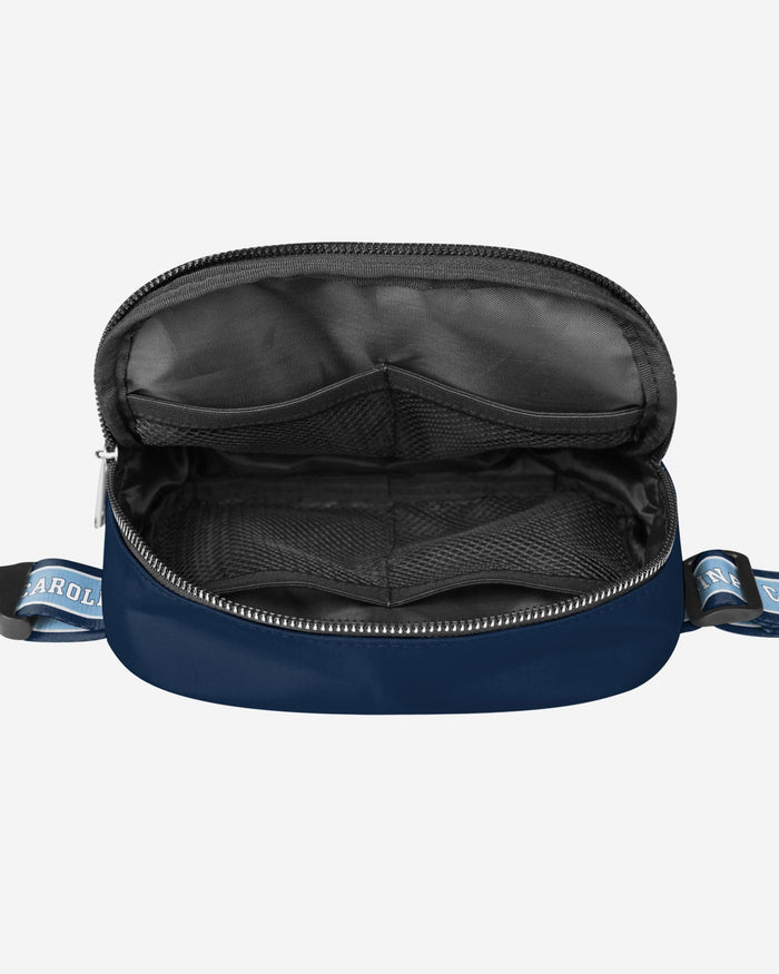 North Carolina Tar Heels Team Wordmark Crossbody Belt Bag FOCO - FOCO.com