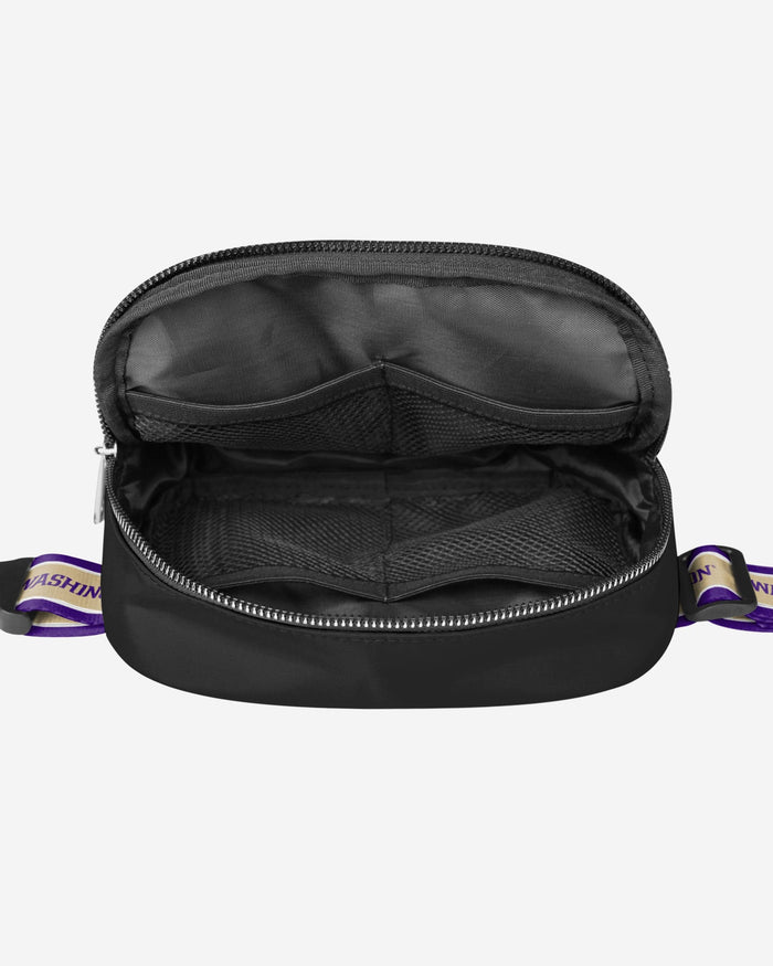 Washington Huskies Team Wordmark Crossbody Belt Bag FOCO - FOCO.com