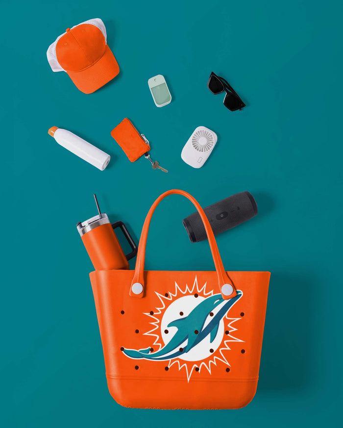 Miami Dolphins Big Logo Tailgate Tote Bag FOCO - FOCO.com