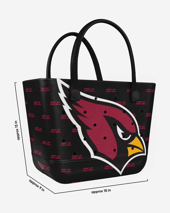 Arizona Cardinals Big Logo Mini Print Tailgate Tote Bag FOCO - FOCO.com