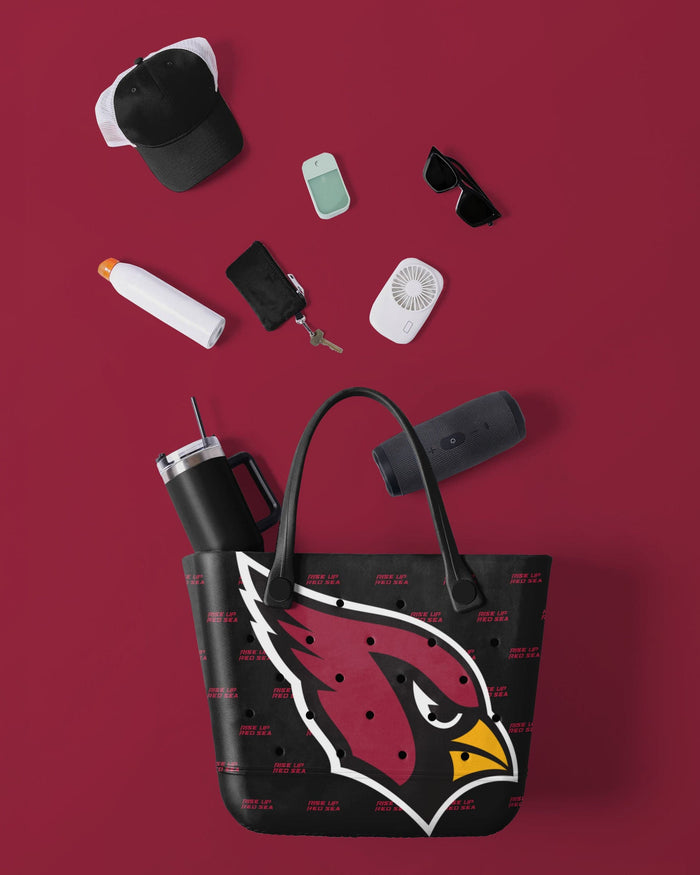 Arizona Cardinals Big Logo Mini Print Tailgate Tote Bag FOCO - FOCO.com