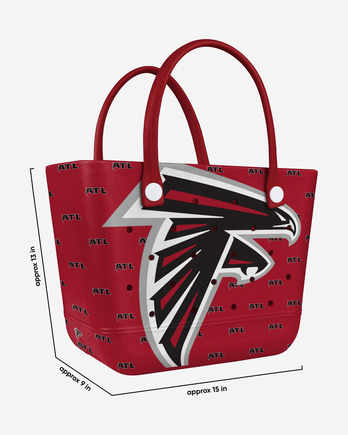 Atlanta Falcons Big Logo Mini Print Tailgate Tote Bag FOCO - FOCO.com