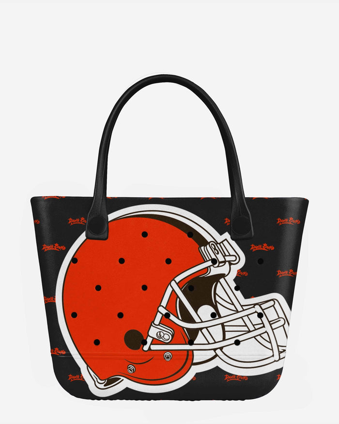 Cleveland Browns Big Logo Mini Print Tailgate Tote Bag FOCO - FOCO.com