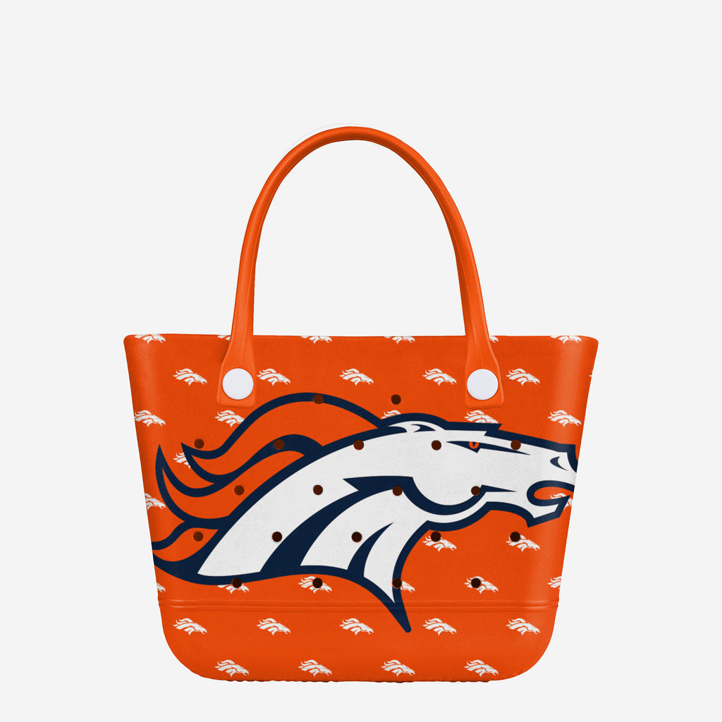 Denver Broncos Big Logo Mini Print Tailgate Tote Bag FOCO - FOCO.com