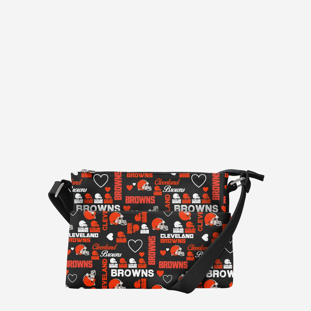 Cleveland Browns Logo Love Crossbody Purse FOCO - FOCO.com