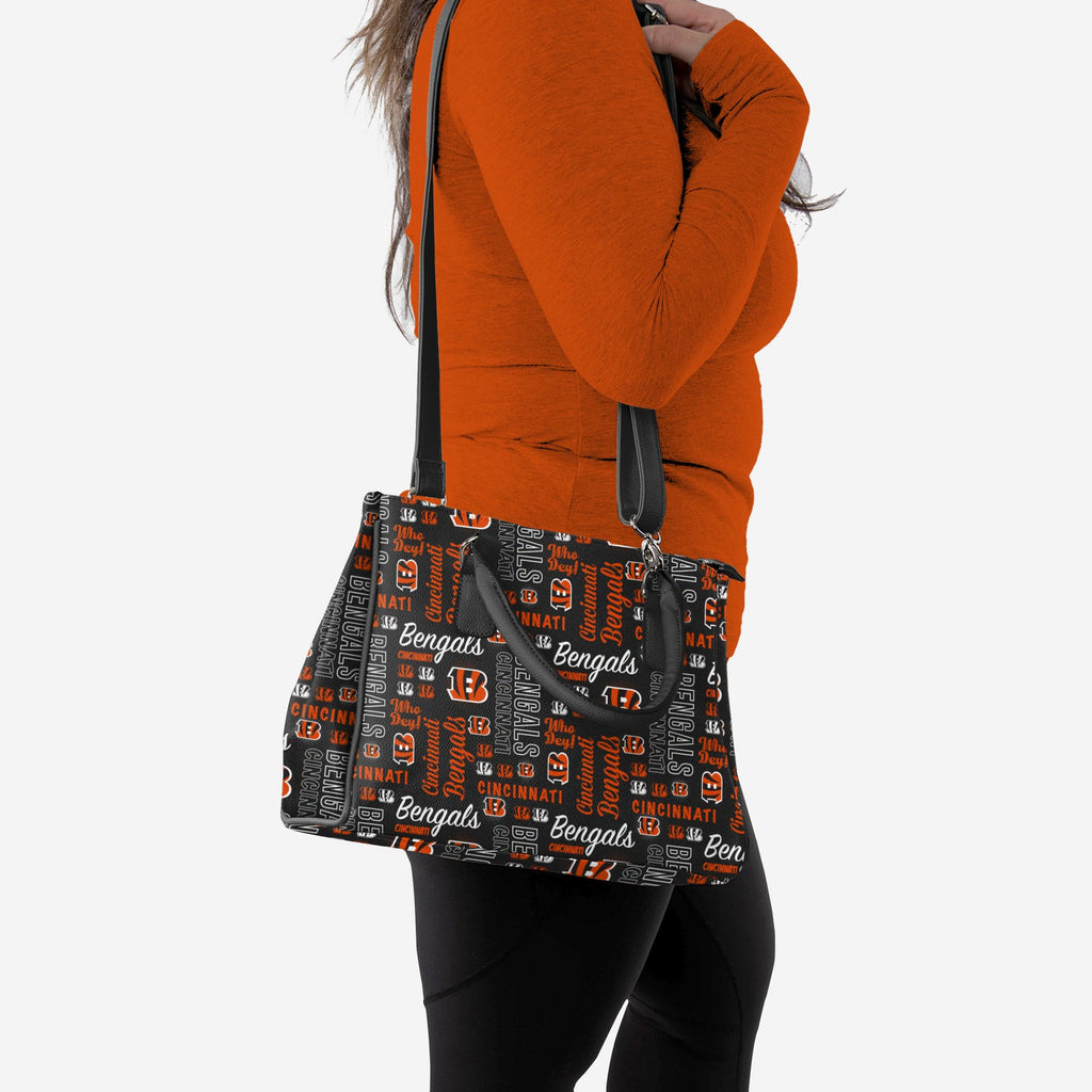 Cincinnati Bengals Spirited Style Printed Collection Purse FOCO