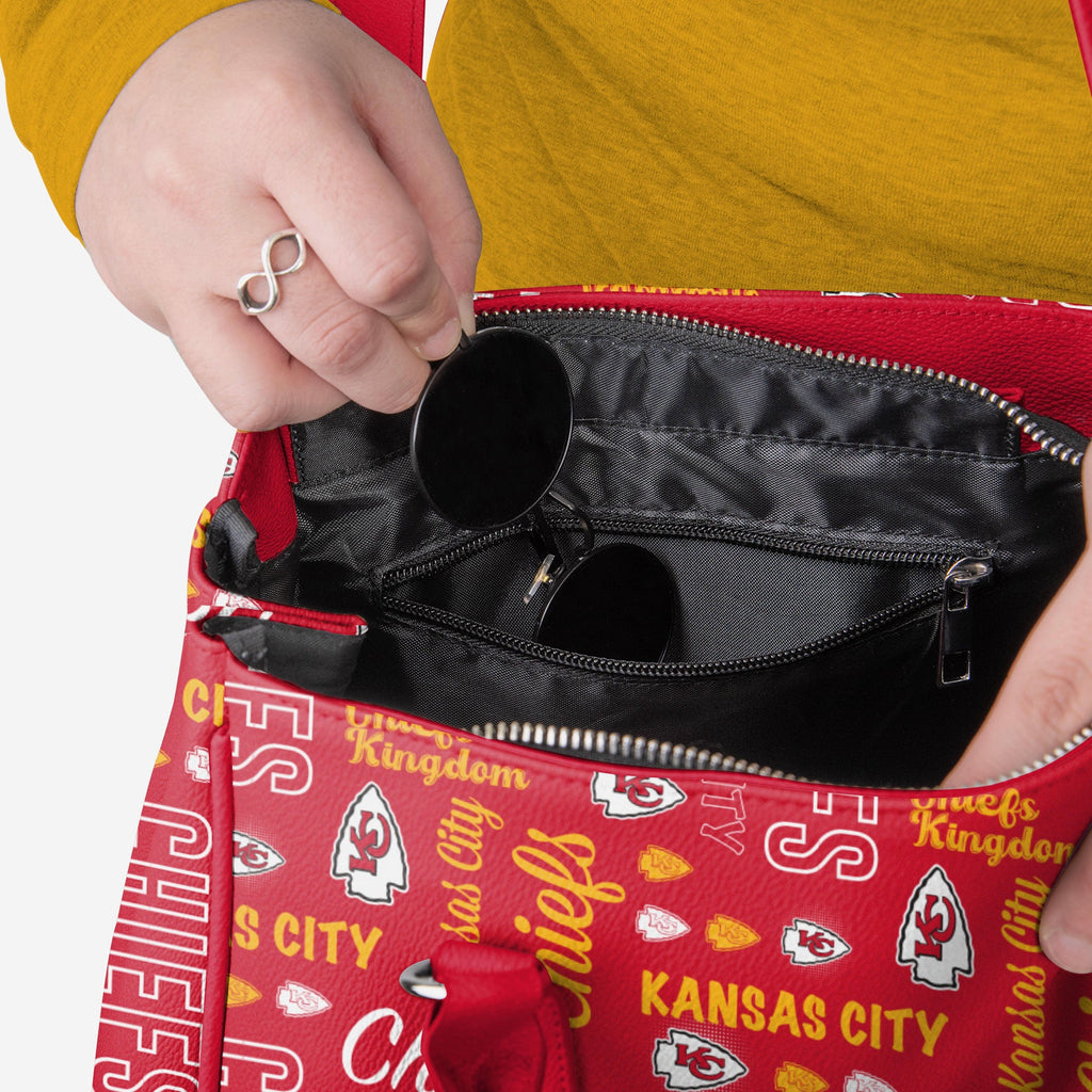 Kansas City Chiefs Spirited Style Printed Collection Purse FOCO