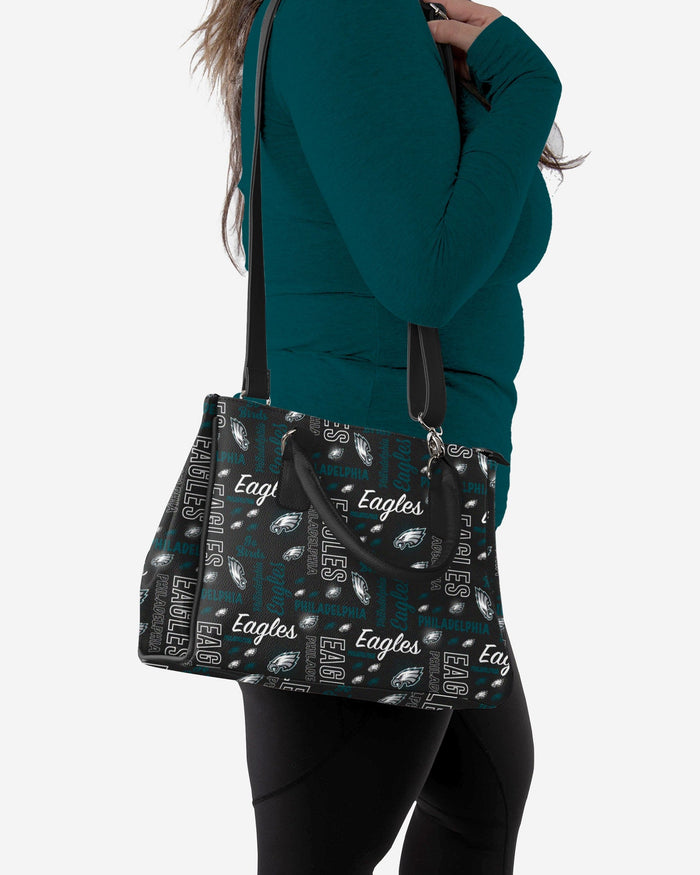 Philadelphia Eagles Spirited Style Printed Collection Purse FOCO - FOCO.com