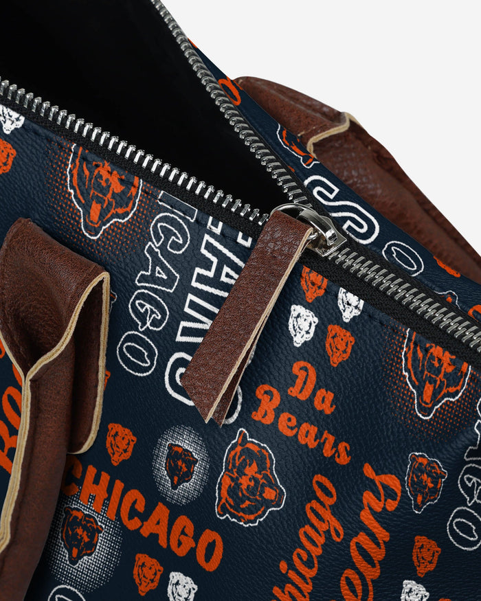 Chicago Bears Spirited Style Printed Collection Tote Bag FOCO - FOCO.com