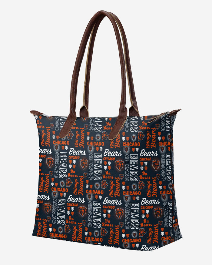 Chicago Bears Spirited Style Printed Collection Purse FOCO