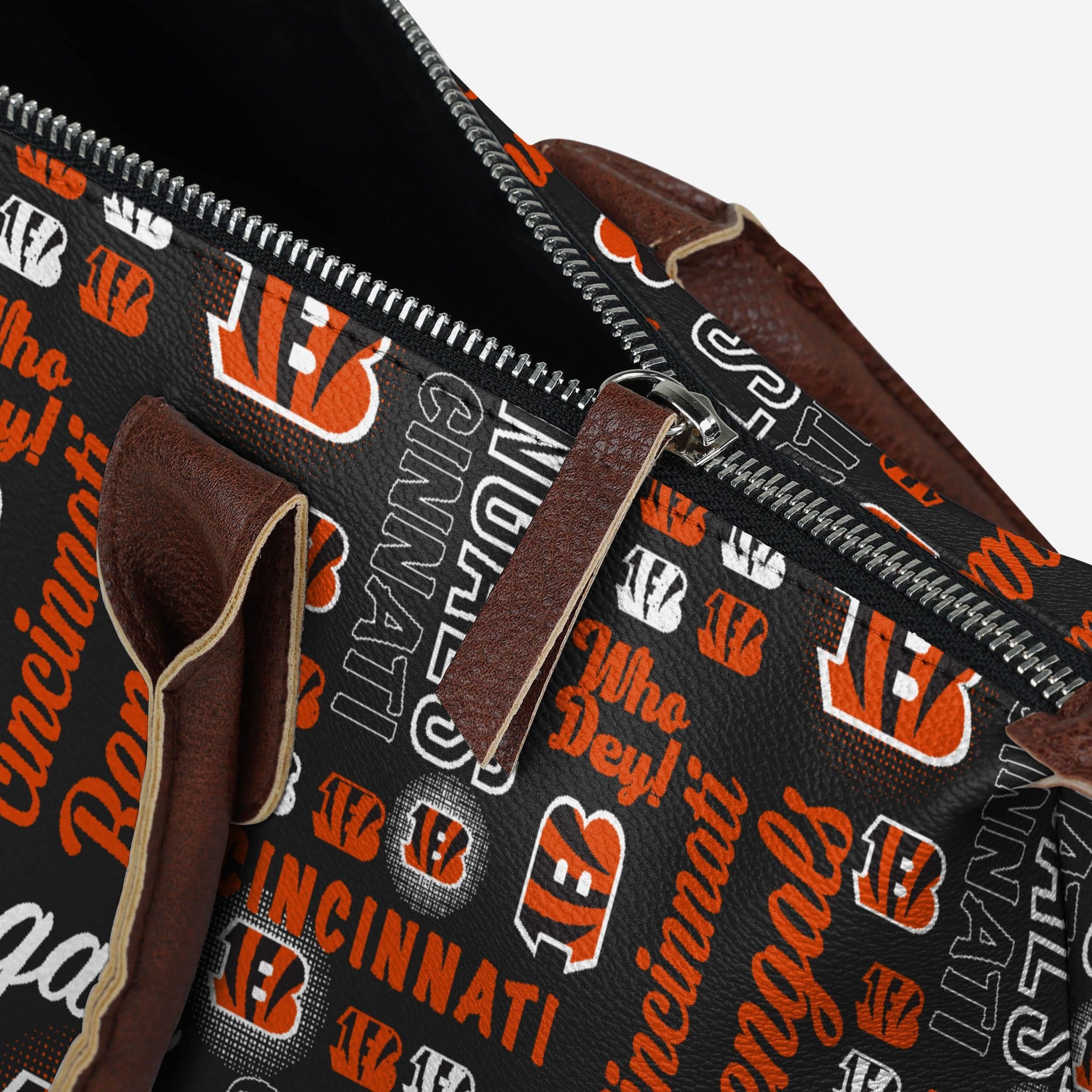 Cincinnati Bengals Spirited Style Printed Collection Foldover Tote Bag