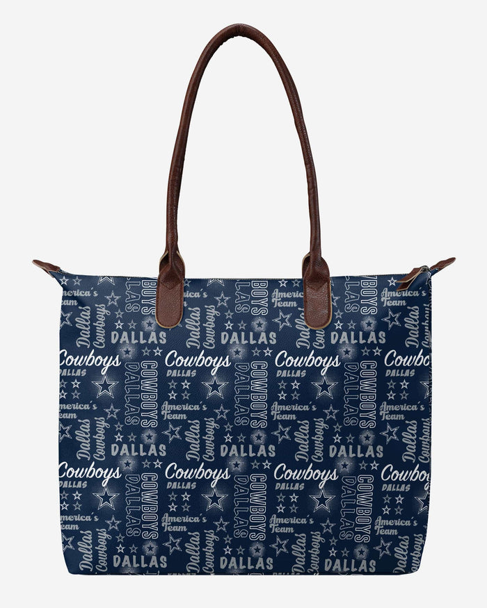 Dallas Cowboys Spirited Style Printed Collection Tote Bag FOCO - FOCO.com