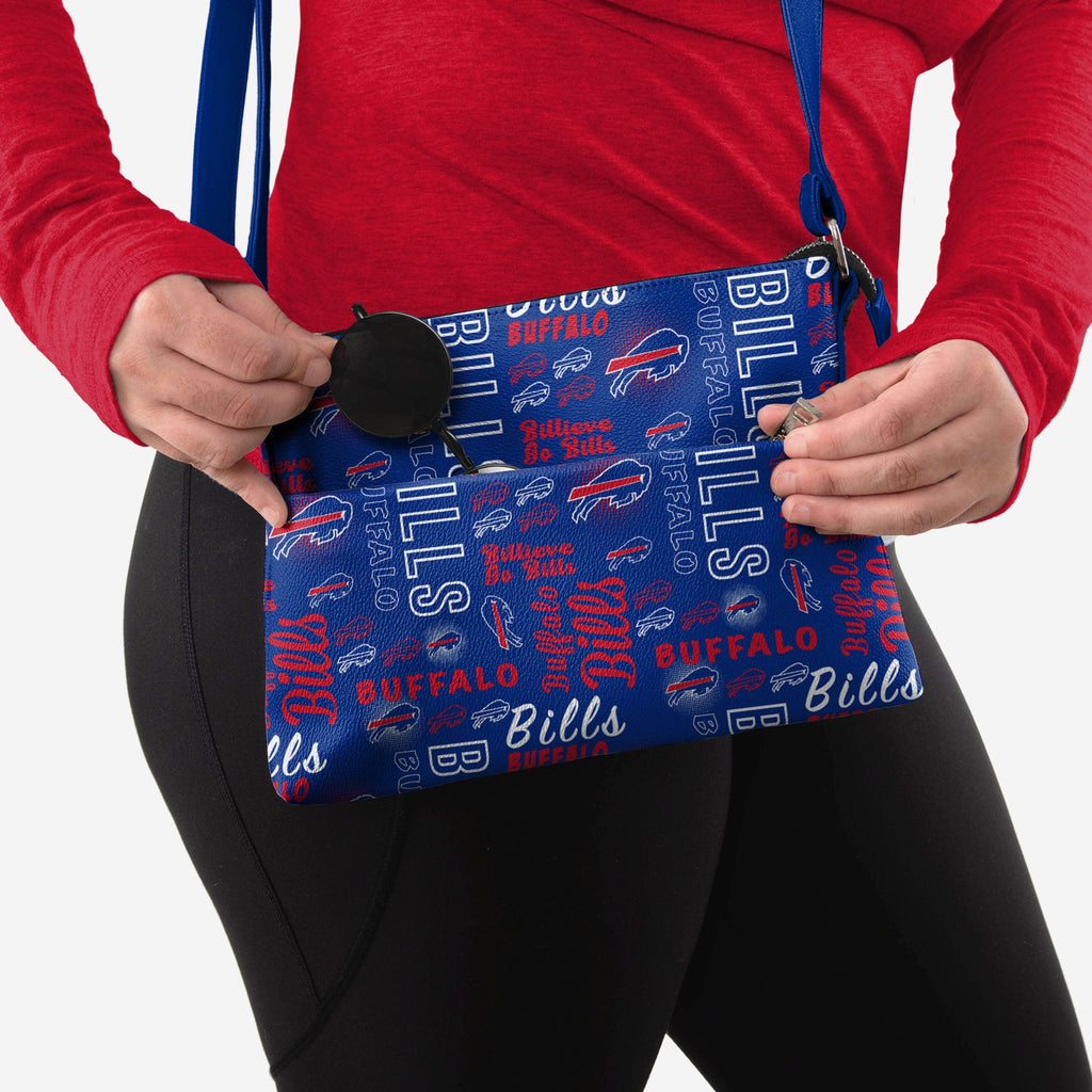 Buffalo Bills Spirited Style Printed Collection Foldover Tote Bag FOCO