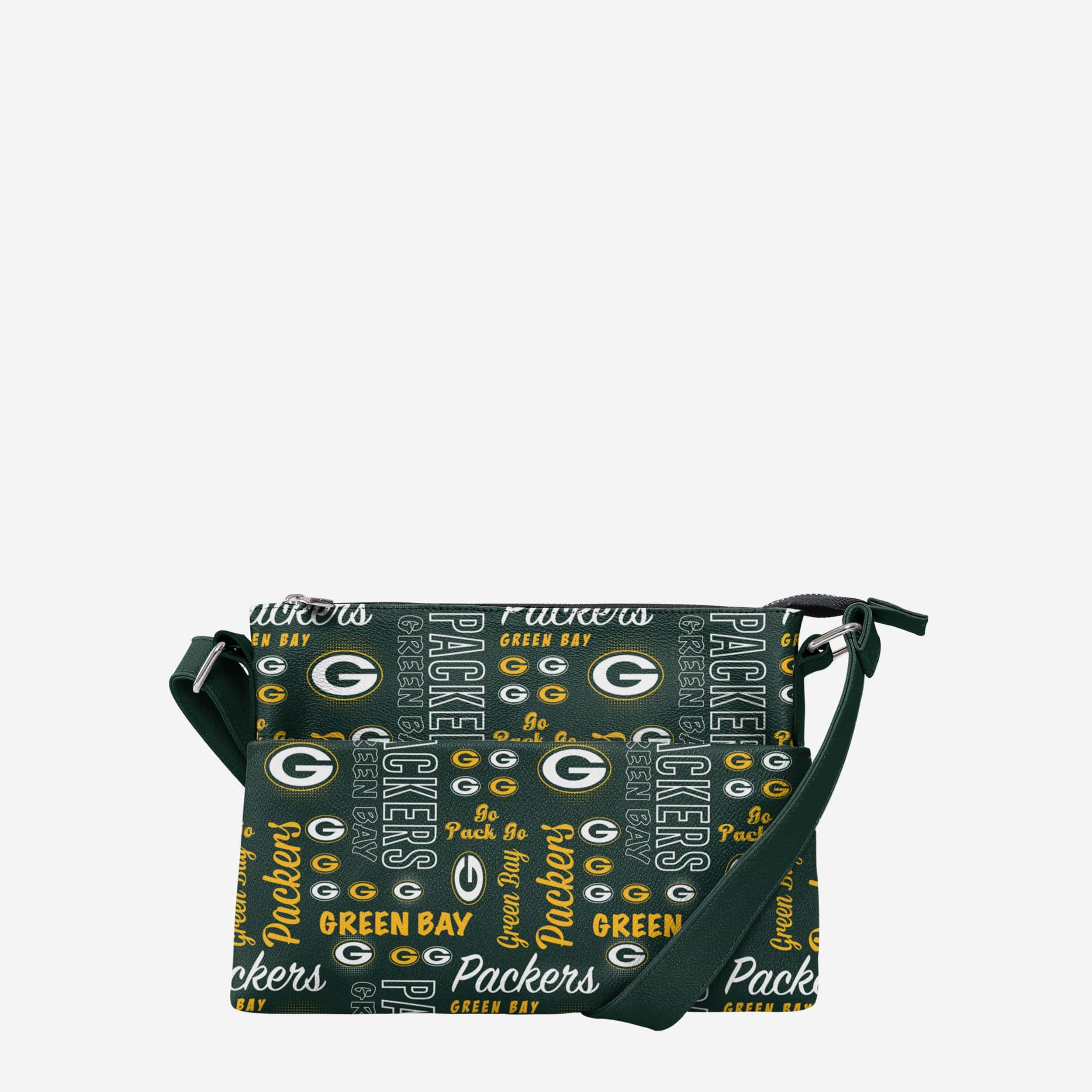 Green Bay Packers Spirited Style Printed Collection Purse FOCO