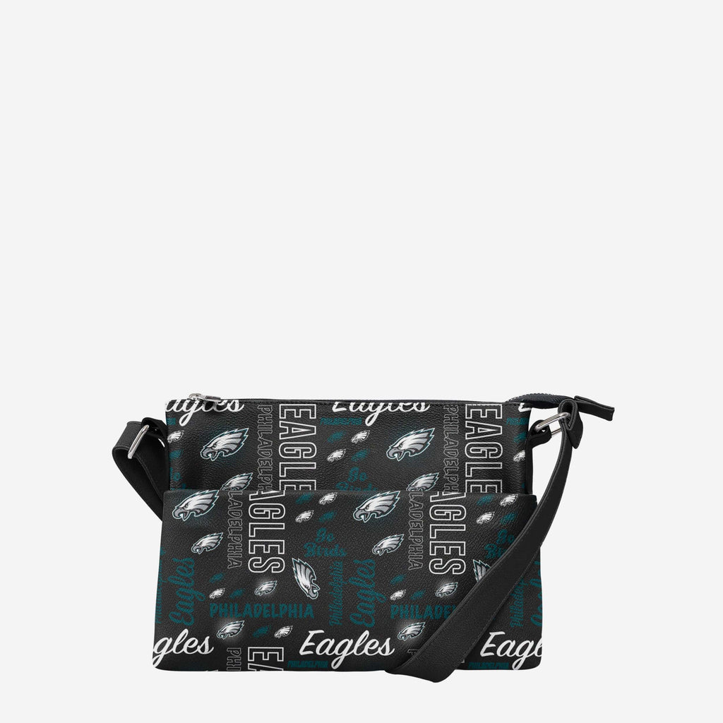 Philadelphia Eagles Spirited Style Printed Collection Foldover Tote Bag FOCO - FOCO.com