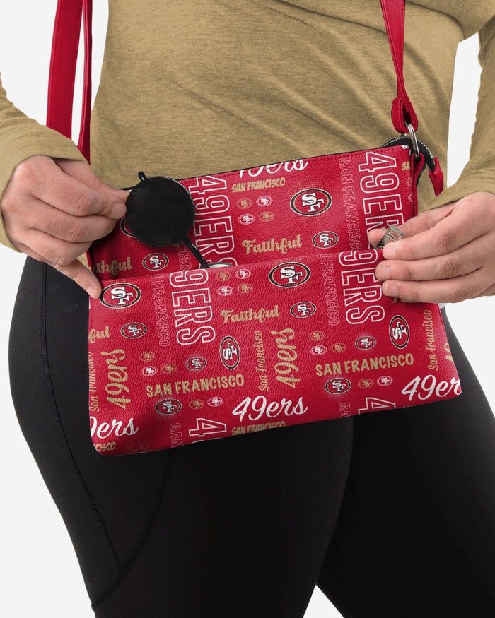 San Francisco 49ers Spirited Style Printed Collection Foldover Tote Bag FOCO - FOCO.com