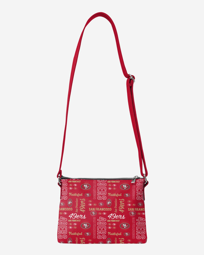 San Francisco 49ers Spirited Style Printed Collection Foldover Tote Bag FOCO - FOCO.com