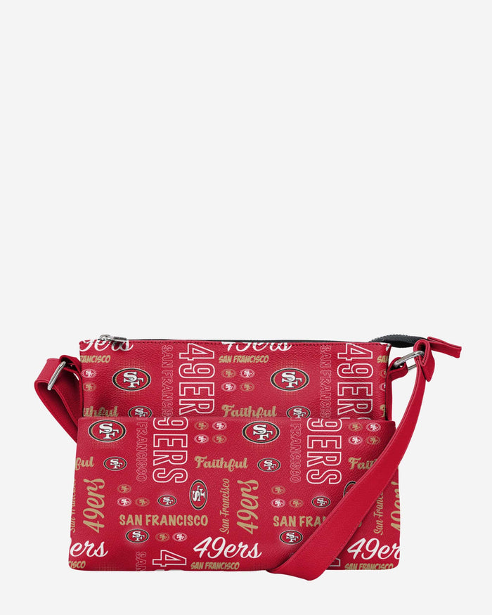 San Francisco 49ers Spirited Style Printed Collection Foldover Tote Bag FOCO - FOCO.com