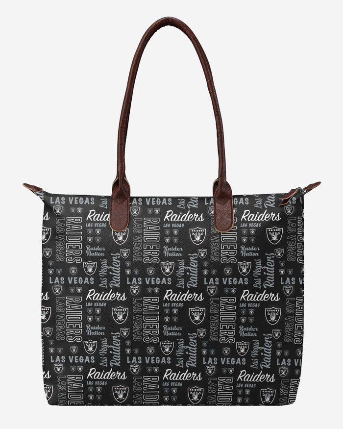 Las Vegas Raiders Spirited Style Printed Collection Tote Bag FOCO - FOCO.com