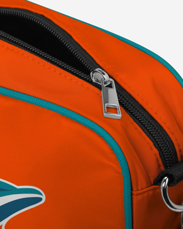 Miami Dolphins Team Logo Crossbody Bag FOCO - FOCO.com