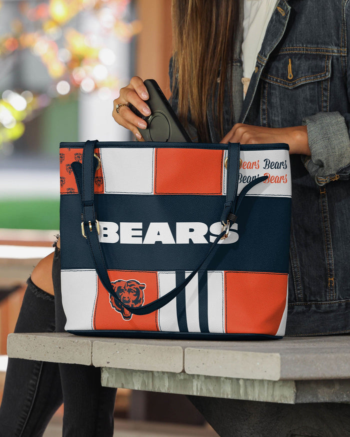 Chicago Bears Printed Collage Tote FOCO - FOCO.com