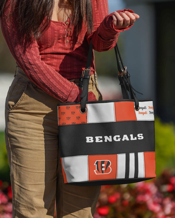 Cincinnati Bengals Printed Collage Tote FOCO - FOCO.com