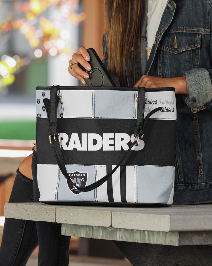 Las Vegas Raiders Printed Collage Tote FOCO - FOCO.com