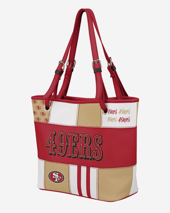 San Francisco 49ers Printed Collage Tote FOCO - FOCO.com