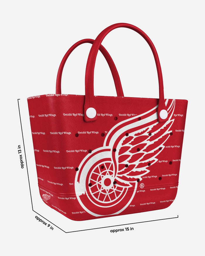 Detroit Red Wings Big Logo Mini Print Tailgate Tote Bag FOCO - FOCO.com