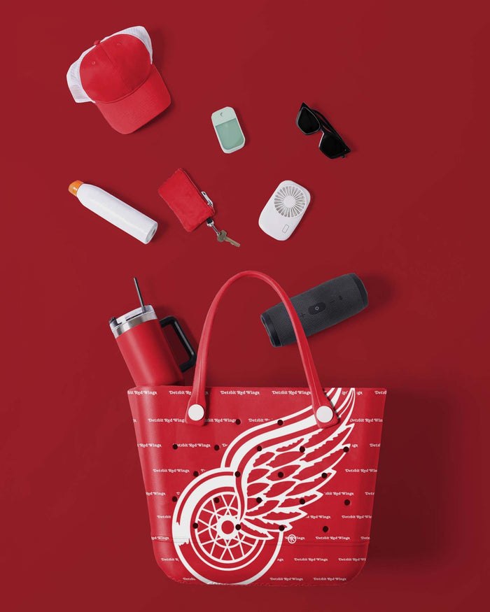 Detroit Red Wings Big Logo Mini Print Tailgate Tote Bag FOCO - FOCO.com