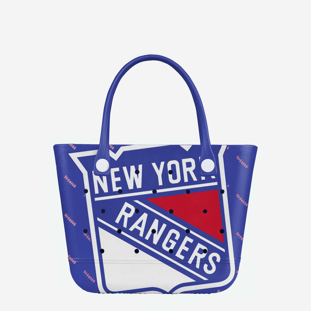 New York Rangers Big Logo Mini Print Tailgate Tote Bag FOCO - FOCO.com