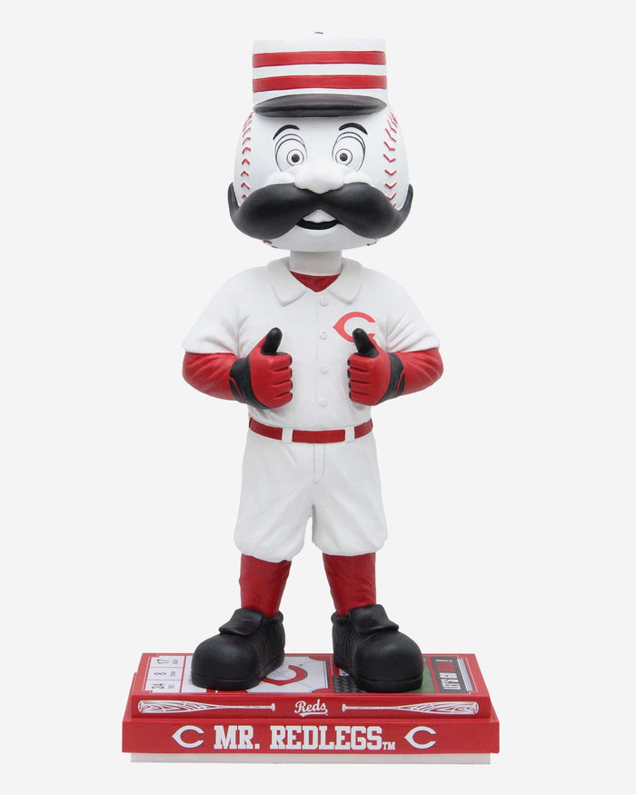 Mr Redlegs Cincinnati Reds Name & Number Bobblehead MLB at