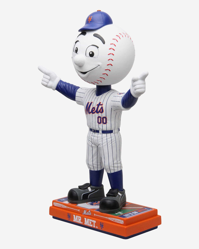 Mr Met New York Mets Big Ticket 18 in Mascot Bobblehead FOCO