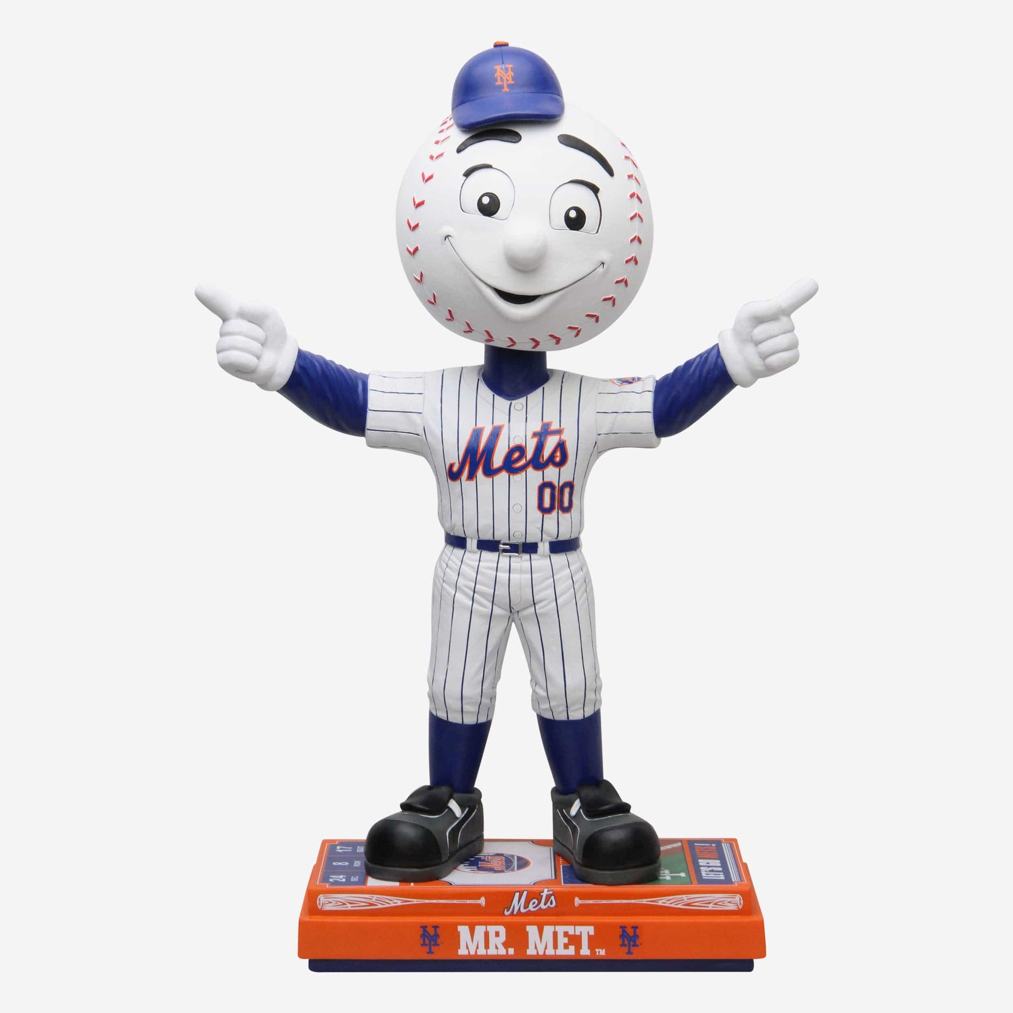 Mr Met New York Mets Mascot Black Jersey Bobblehead FOCO