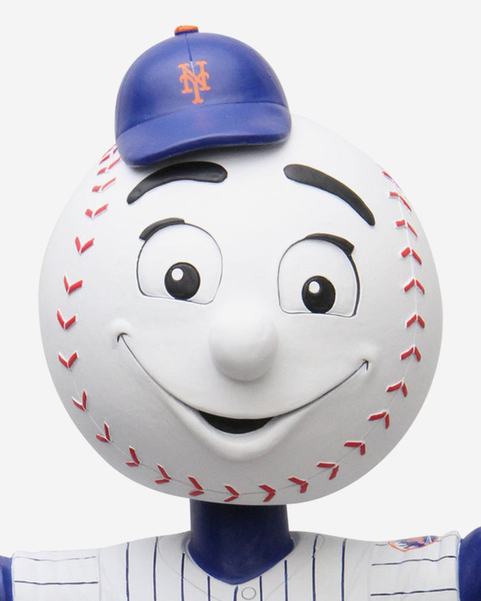 Mr Met New York Mets Black Jersey Field Stripe Mascot Bighead Bobblehe FOCO