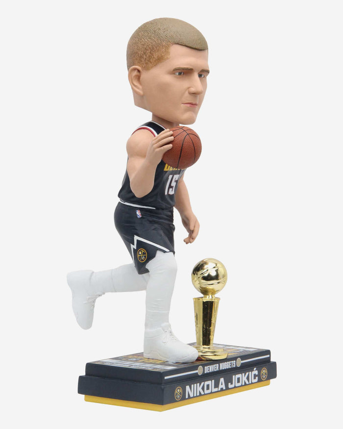 Nikola Jokic Denver Nuggets 2023 NBA Champions 18 in Bobblehead FOCO - FOCO.com