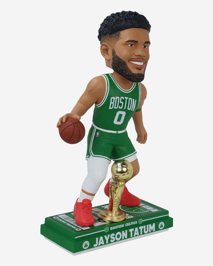 Jayson Tatum Boston Celtics 2024 NBA Champions 18 in Big Ticket Bobblehead FOCO - FOCO.com