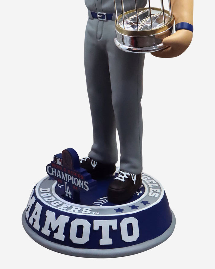 Yoshinobu Yamamoto Los Angeles Dodgers 2024 World Series Champions 3 Ft Player Bobblehead FOCO - FOCO.com