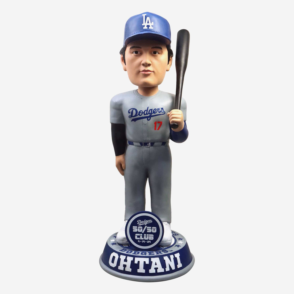 Shohei Ohtani Los Angeles Dodgers 50 Home Runs & 50 Stolen Bases 3 Ft Bobblehead FOCO - FOCO.com