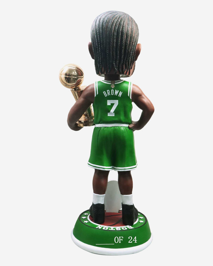 Jaylen Brown Boston Celtics 2024 NBA Champions 3 Ft MVP Bobblehead FOCO - FOCO.com