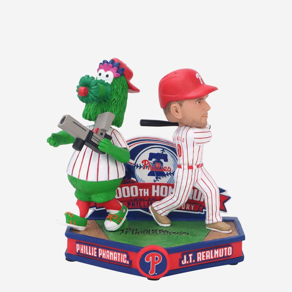 JT Realmuto & The Phillie Phanatic Philadelphia Phillies 14,000th Homerun in Franchise History Dual Bobblehead FOCO - FOCO.com