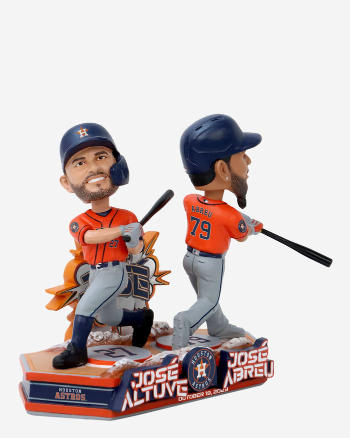 Jose Altuve & Jose Abreu Houston Astros 2023 ALCS Game 4 Hip Hip Jose Dual Bobblehead FOCO - FOCO.com