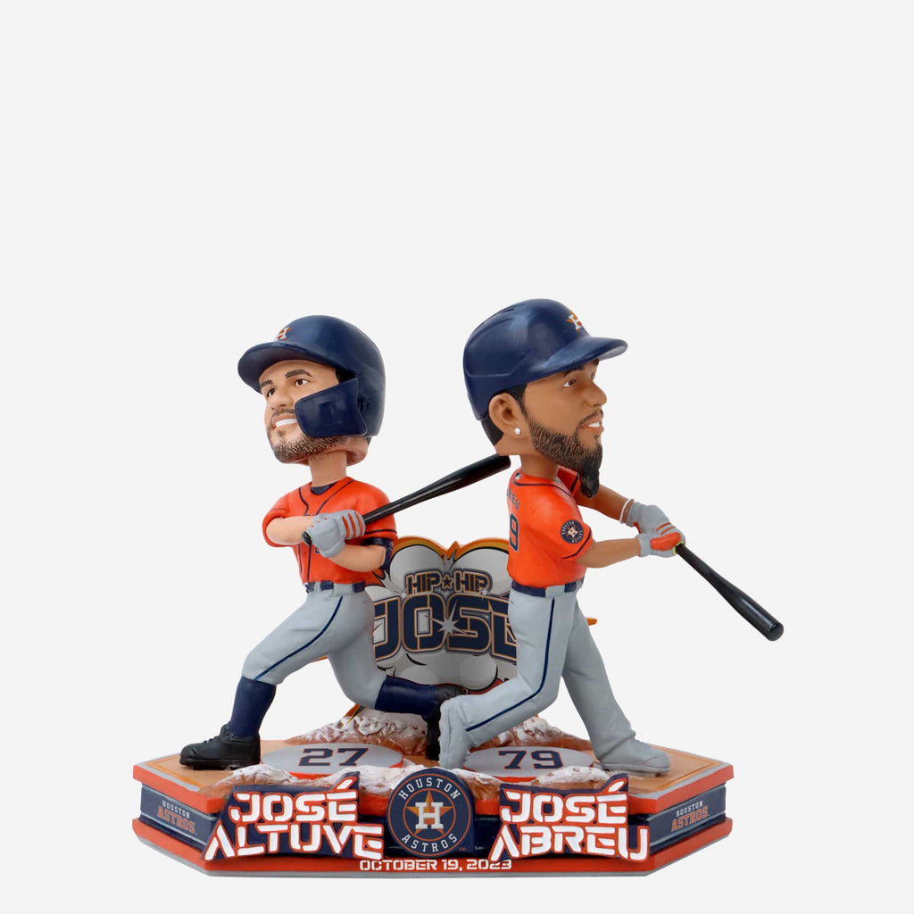 Jose Altuve & Jose Abreu Houston Astros 2023 ALCS Game 4 Hip Hip Jose Dual Bobblehead FOCO - FOCO.com