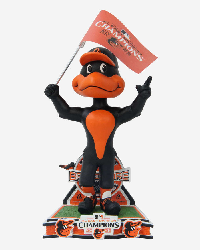 The Oriole Bird Baltimore Orioles 2023 American League East Champions Mascot Bobblehead FOCO - FOCO.com