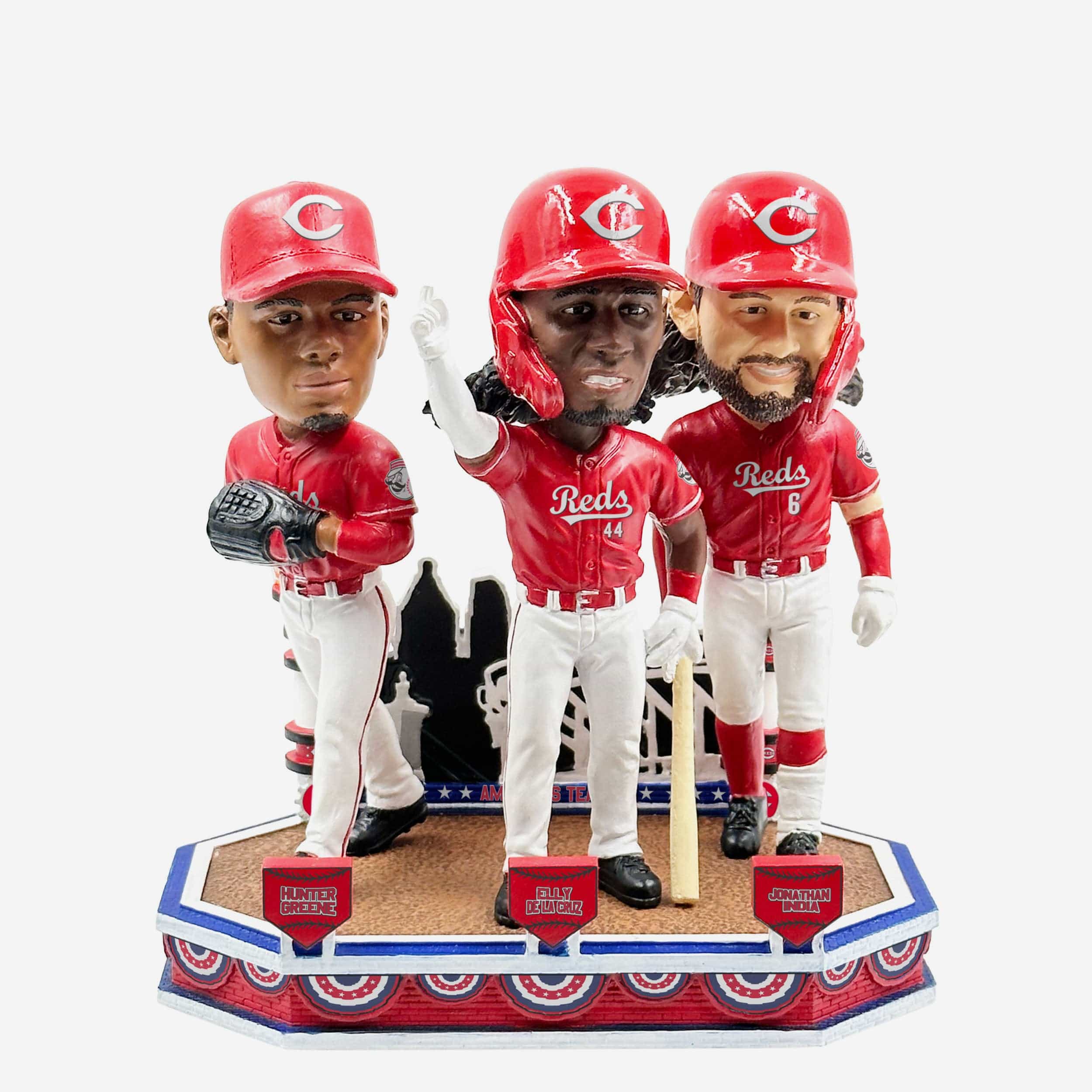 Jonathan India Cincinnati purchases Reds Smoke Stack Ambassador Bobble FOCO NEW ORIG BOX