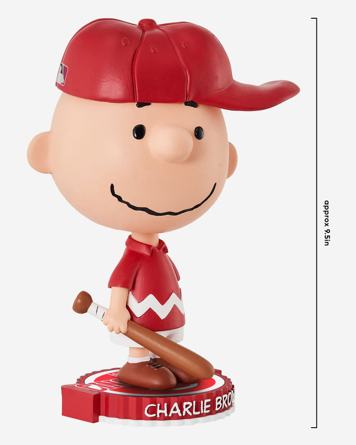 Cincinnati Reds Charlie Brown Peanuts Bighead Bobblehead FOCO - FOCO.com